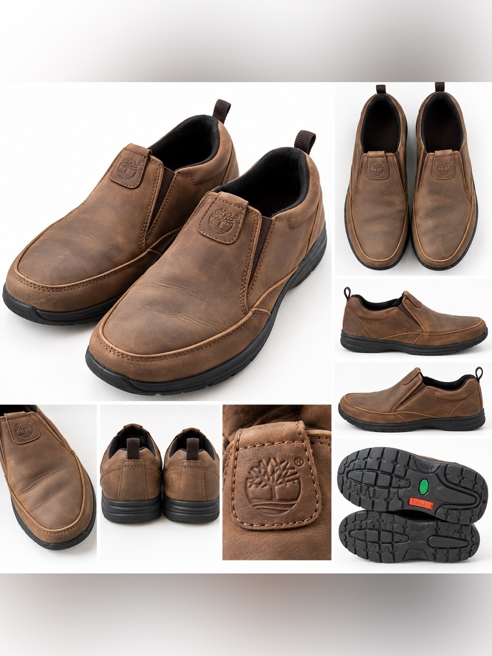 Timberland‎ Leather Shoes, Size 6, eco friendly rubber soles, Slip On